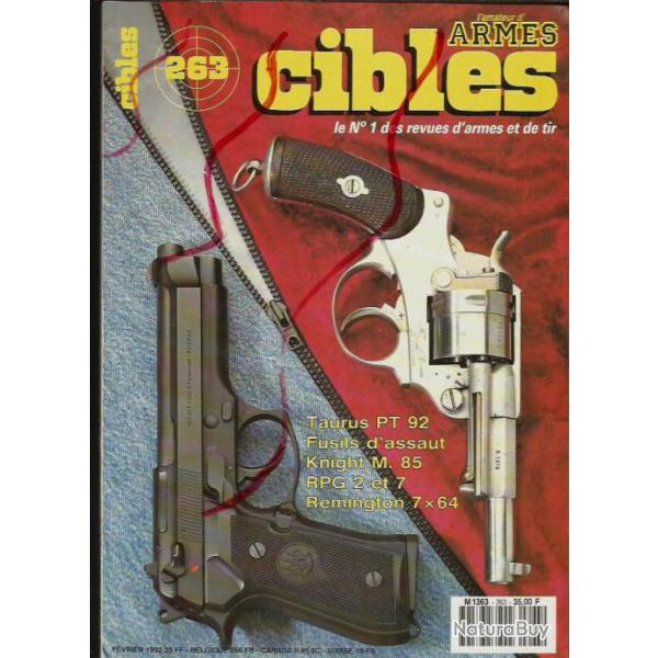 cibles 263 knight mk 85 rifle,taurus pt92c 9mm para, armes d'urgence du iiie reich, rpg 2 et 7