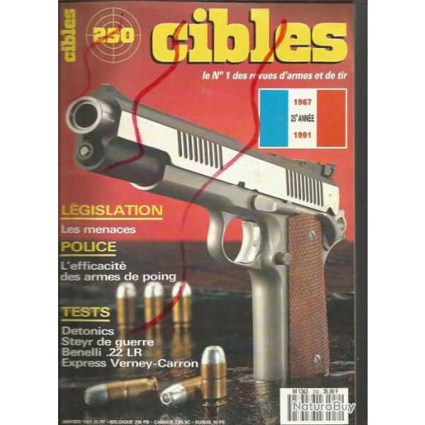 cibles 250 new detonics scoremaster , lisa 90 , systme d'armes steyr, webley self loading mark 1