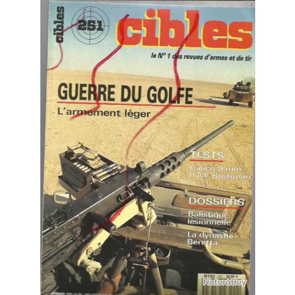 cibles 251 le monde de la chasse  l'arc, calico  carabine m 900 pistolet m 950 , poures  poudre