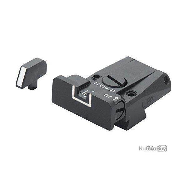 Set de mire LPA SIGHTS pour Browning HP Vigilant - style de feuille 18