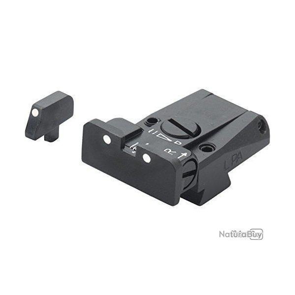 Set de mire LPA SIGHTS pour Colt Gov't 1911-A1 - style de feuille 30