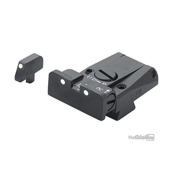 Set de mire LPA SIGHTS pour CZ 75 stake on front sight (NO 75 SP01) - style de feuille 30