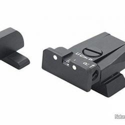 Set de mire LPA SIGHTS pour H&K USP 40, USP 45, HKP8, Cal. 9mm - style de feuille 30