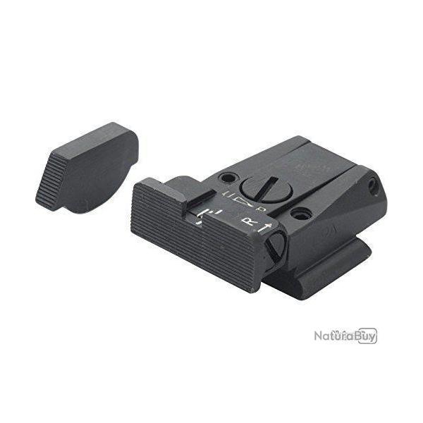 Set de mire LPA SIGHTS pour Ruger P85, P89 - style de feuille 07