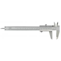 Pied à coulisse pour gaucher en acier inoxydable 150x40 mm 1/20 métrique 1/128 pouces vis de blocag