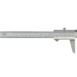 Pied à coulisse pour gaucher en acier inoxydable 150x40 mm 1/20 métrique 1/128 pouces vis de blocag