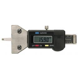 Jauge de profondeur numérique pour mesurer la profondeur des pneus en acier inoxydable 0 - 25 mm mé
