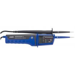Détecteur de tension et de continuité AC / DC CAT IV 690V lampe de poche LED signal sonore avec aff
