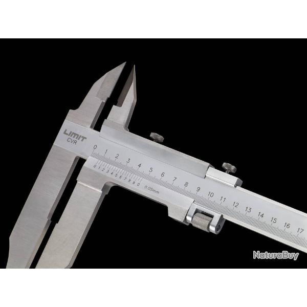 Pied  coulisse en acier inoxydable 300x125 mm 1/20 mtrique 1/128 pouces vis de blocage commande 