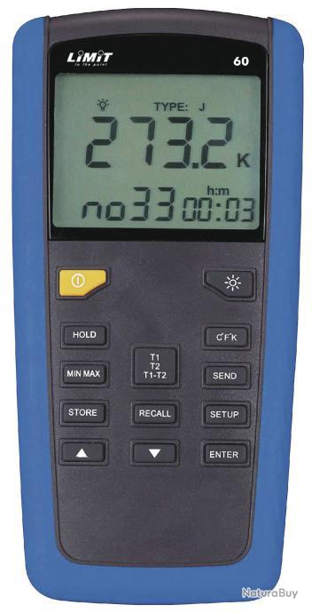 Thermomètre industriel digital -10° à +50°C Limit LIMIT60 - Mesure et  traçage (3320509)