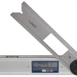 Goniomètre numérique avec niveau à bulle 250x250 mm Limit DG250