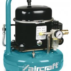 Compresseur airbrush silencieux à huile cuve 9 L 0,34 kW / 0,46Ch 50 L/min 8 bars 230V Aircraft AIR