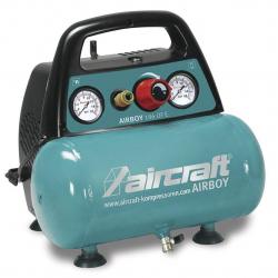 Compresseur sans huile cuve 6 L 1,1 kW / 1,5 Ch 180 L/min 8 Bars 230V Aircraft AIRBOY 186 OF E