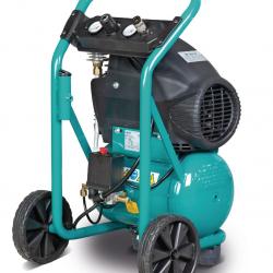 Compresseur de chantier mobile cuve 10 L 1,5 kW / 2 Ch 155 L/min 10 bars 230V Aircraft COMPACT-AIR