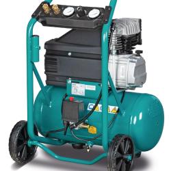 Compresseur de chantier mobile cuve 24 L 2,2 kw / 3 Ch 284 L/min 10 bars 230V Aircraft COMPACT-AIR