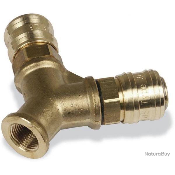 Raccord distributeur  3 voies type EURO 3/8 IG Aircraft 2201095