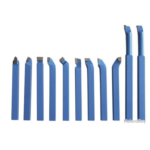 Jeu de 11 burins  plaquettes brases MW-Tech DBS1120