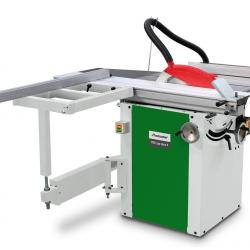 Scie à format hauteur de coupe 100 mm longueur 137 cm 3 kW 400V y comprise lame de scie circulaire