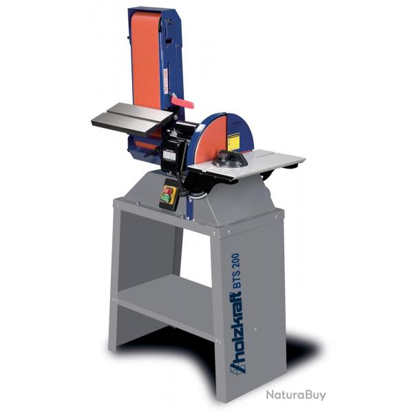Ponceuse  bande et  disque 150x1220 mm dia. 305 mm 1,1 kW 230V Holzkraft BTS200