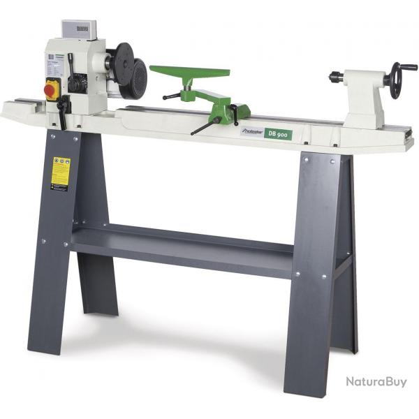 Tour  bois diamtre de tournage 309 mm entre-pointes 900 mm 0,55 kW 230V 10 vitesses variables mc