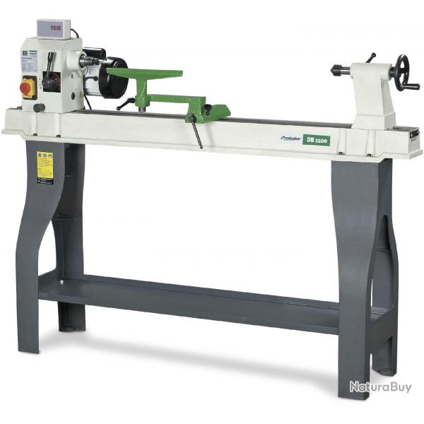 Tour  bois diamtre de tournage 358 mm entre-pointes 1100 mm 0,75 kW 230V vitesses variables Holzs