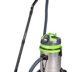 Aspirateur eau et poussière avec démarrage automatique 33 litres cuve en acier inoxydable 1 moteur