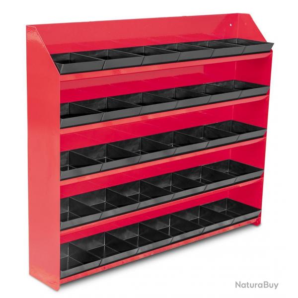 Etagre mtallique avec 30 bacs MW Tools DERB580