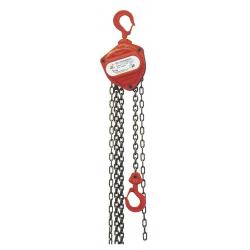 Palan à chaîne à commande manuelle 5 tonnes 3 mètres MW Tools HNSJ5030