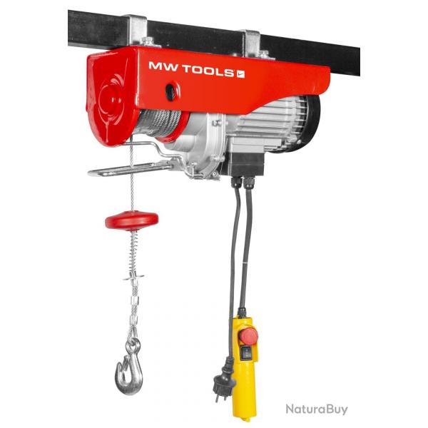 Palan lectrique  cble 200/400kg 12/6m 1 kW 230 V MW Tools SH40012