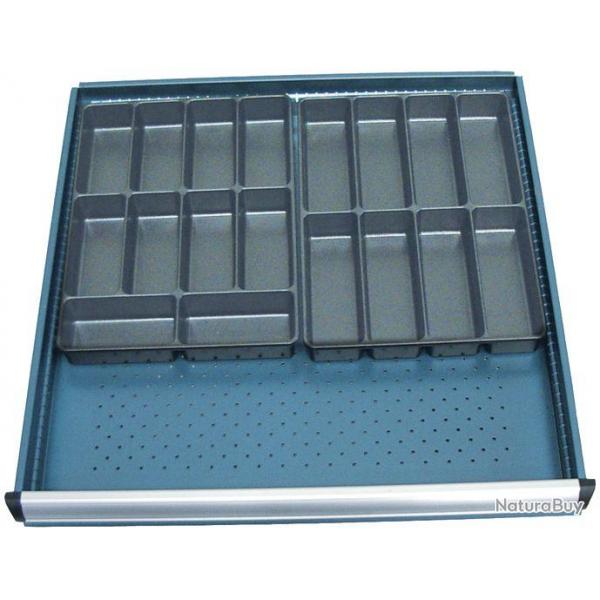 Separations en ps tray 560mm pour serie 115- 714x707 mm h 75/100 mm Heco HE115MP01-02