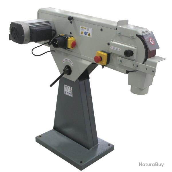 Ponceuse  bande pour mtaux 75x2000 mm 29 m/s 3 kW 400V avec frein moteur et arrt d'urgence