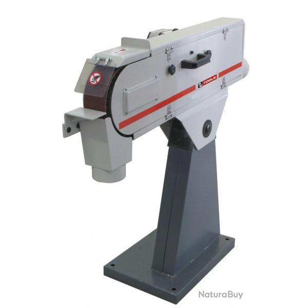 Ponceuse  bande pour mtaux 75x2000 mm 29 m/s 3 kW 230V avec frein moteur et arrt d'urgence