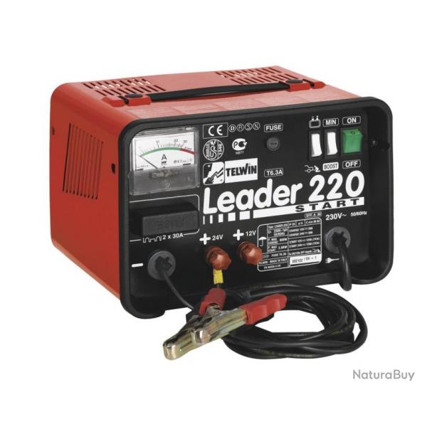 Chargeur de batterie avec fonction START Telwin LEADER 220