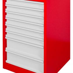 Armoires d'atelier Serie DEK Largeur 590 mm Profond. 628 mm H 950 mm - 5, 8 of 10 tiroirs MW T