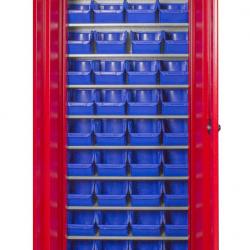Armoire à 2 portes avec 48 bacs MW Tools DEBK48D