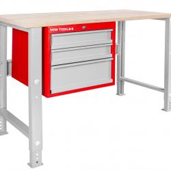 Établi modulaire Multiplex avec armoire à tiroirs 3T 1200 mm MW Tools MOD125