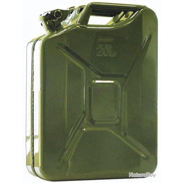 Jerrycan 20 l. en acier pour huile et carburant MW Tools TC20LF