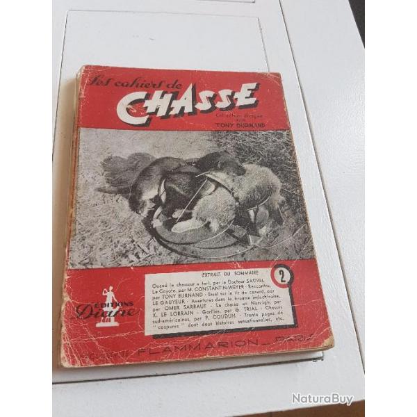 collector  cahier de chasse de tony  burnand