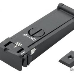 Cran de mire réglable LPA SIGHTS pour Hawken - Fixation par deux vis 3 ma - (pour cal. 45 et 50)