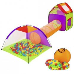 Tente igloo pour enfants OU ANIMAUX avec tunnel + 200 balles + sac tente027
