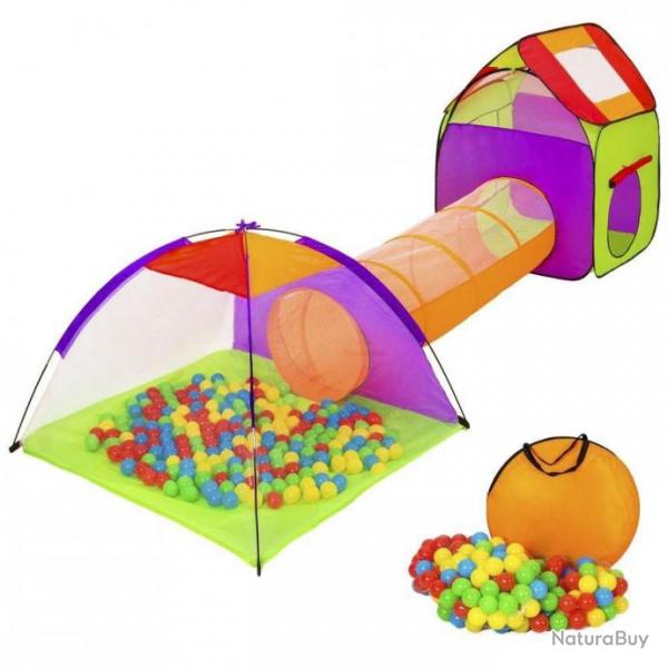 Tente igloo pour enfants OU ANIMAUX avec tunnel + 200 balles + sac tente027