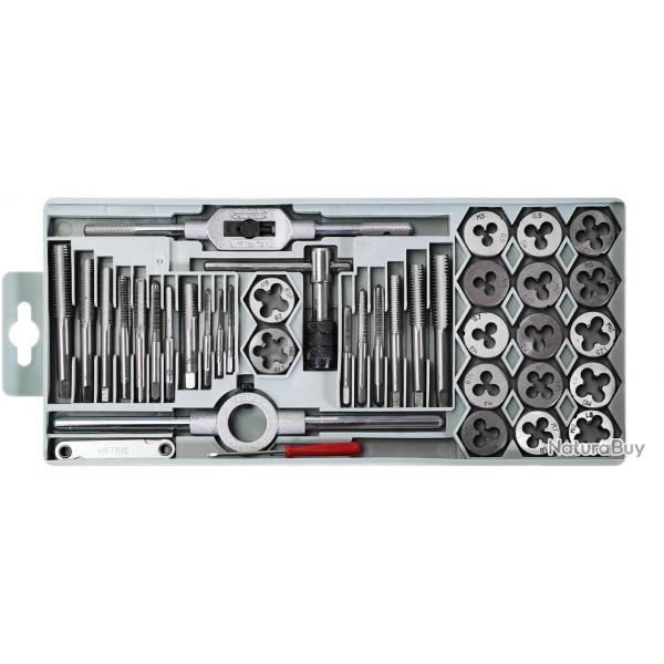 Set de tarauds  main et filires 40pcs MW-Tech SKC40ETM