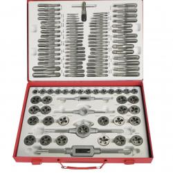 Set de tarauds et filières métrique 110pcs MW Tools SKC110ETM