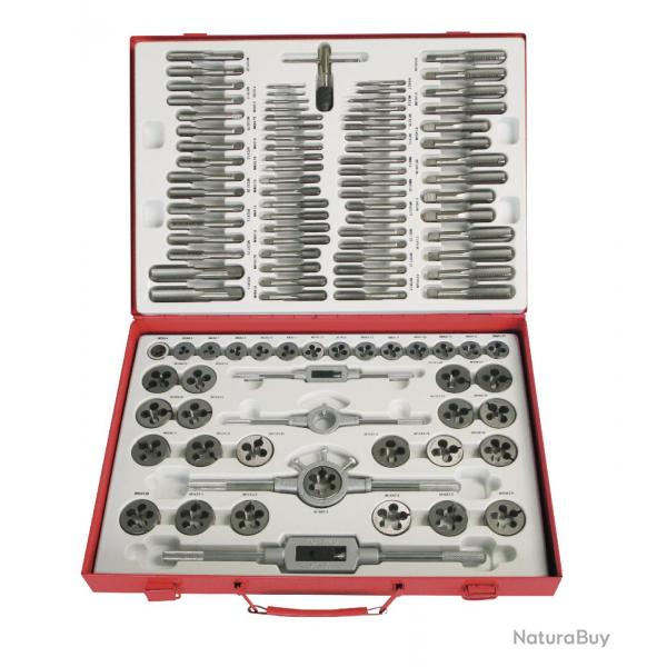 Set de tarauds et filires mtrique 110pcs MW Tools SKC110ETM
