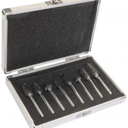 Jeu de fraises limes rotatives carbure 8pcs MW Tools CBSCB8