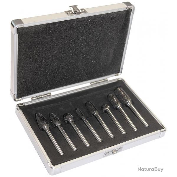 Jeu de fraises limes rotatives carbure 8pcs MW Tools CBSCB8