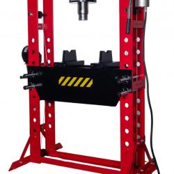 Presse d'atelier hydropneumatique 75T avec cylindre mobile MW Tools PPH75B