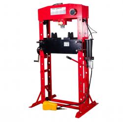 Presse d'atelier hydropneumatique 50T avec cylindre mobile MW Tools PPH50B