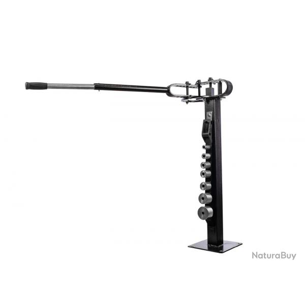 Plieuse universelle pour plat et rond jusque 180 y compris 8 matrices et sur pied MW Tools CAT1009