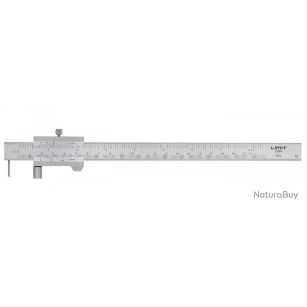 Pied  coulisse de traage en acier inoxydable pointe de traage durcie interchangeable 200 mm Limi